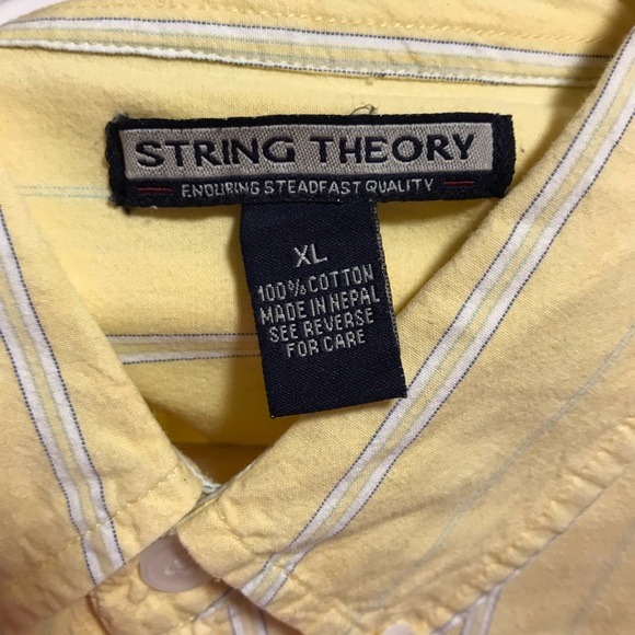 String Theory Long Sleeve Button Down Shirt - Picture 3 of 4